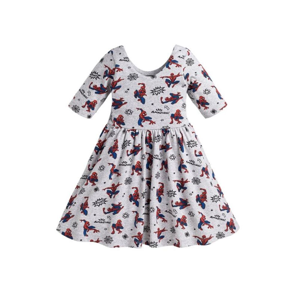 Monica + Andy Girls  Ribbed Let's Twirl Dress
